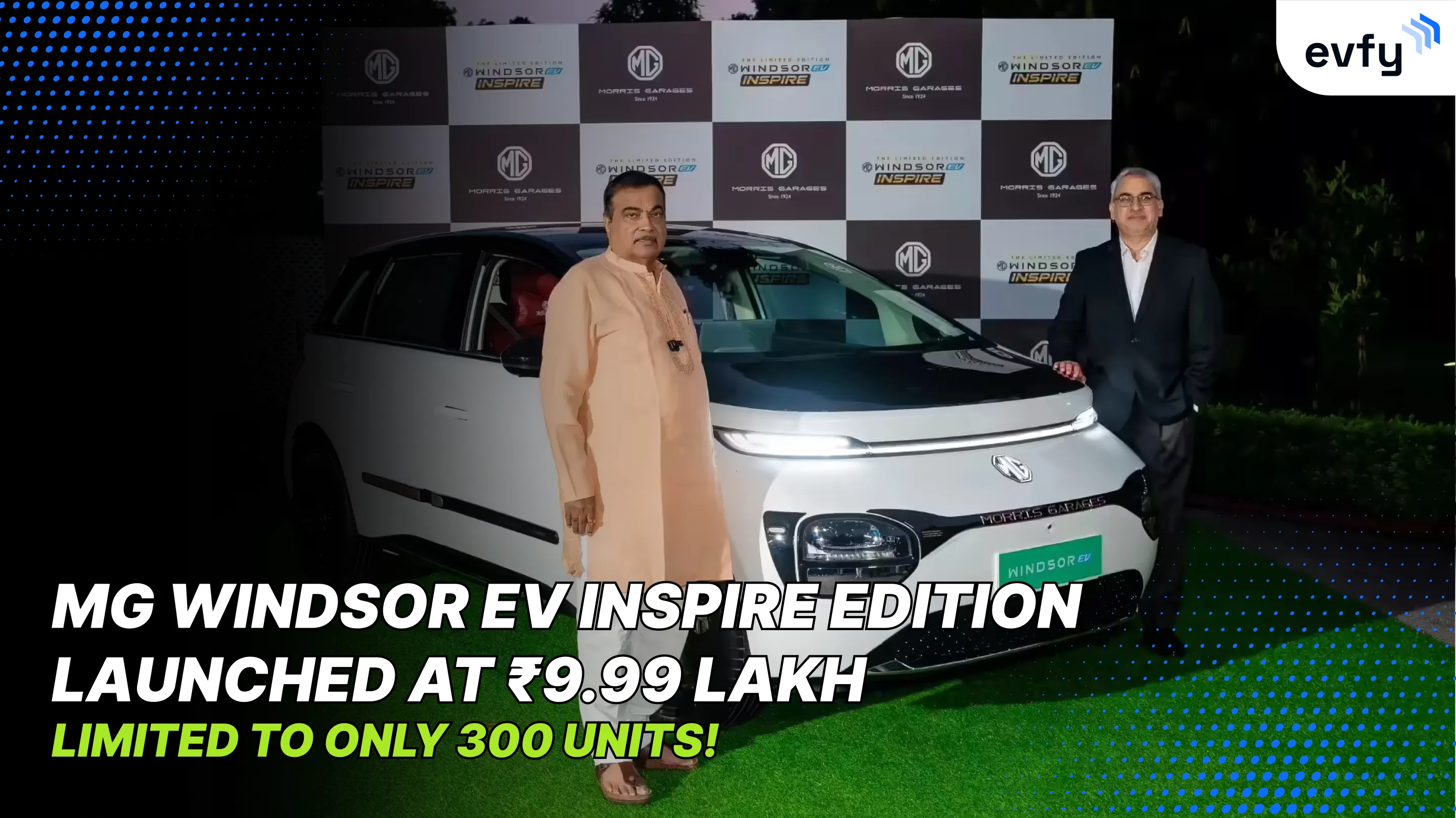 MG Windsor EV Inspire Edition Launched at ₹9.99 Lakh — Limited to only 300 Units!